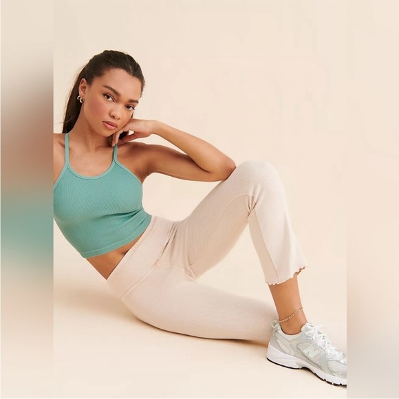 EUC Free People FP Movement Right On Ribbed Flare Pants, size L - Picture 1 of 10